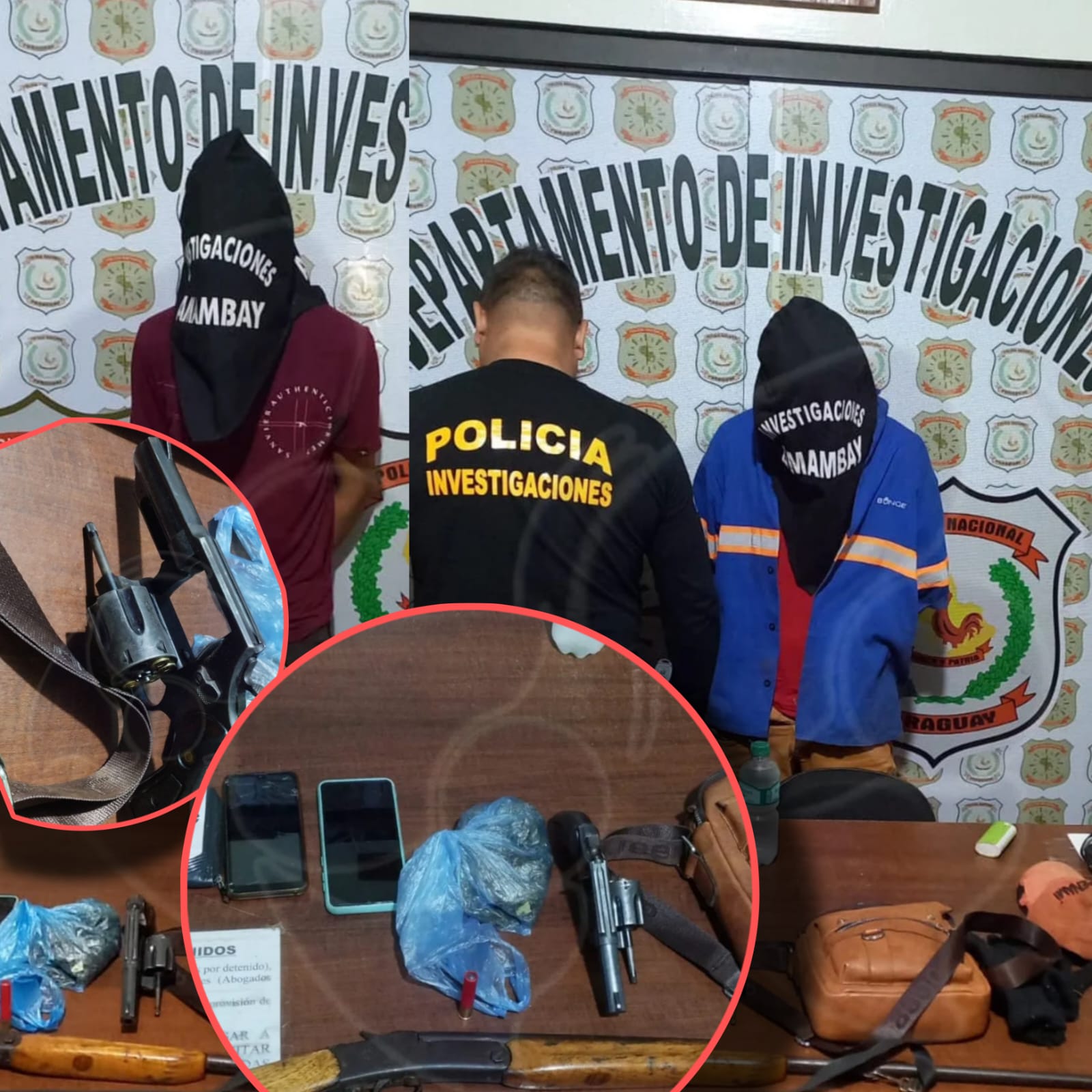Detienen a 3 sujetos en prosecución a la muerte del policía.