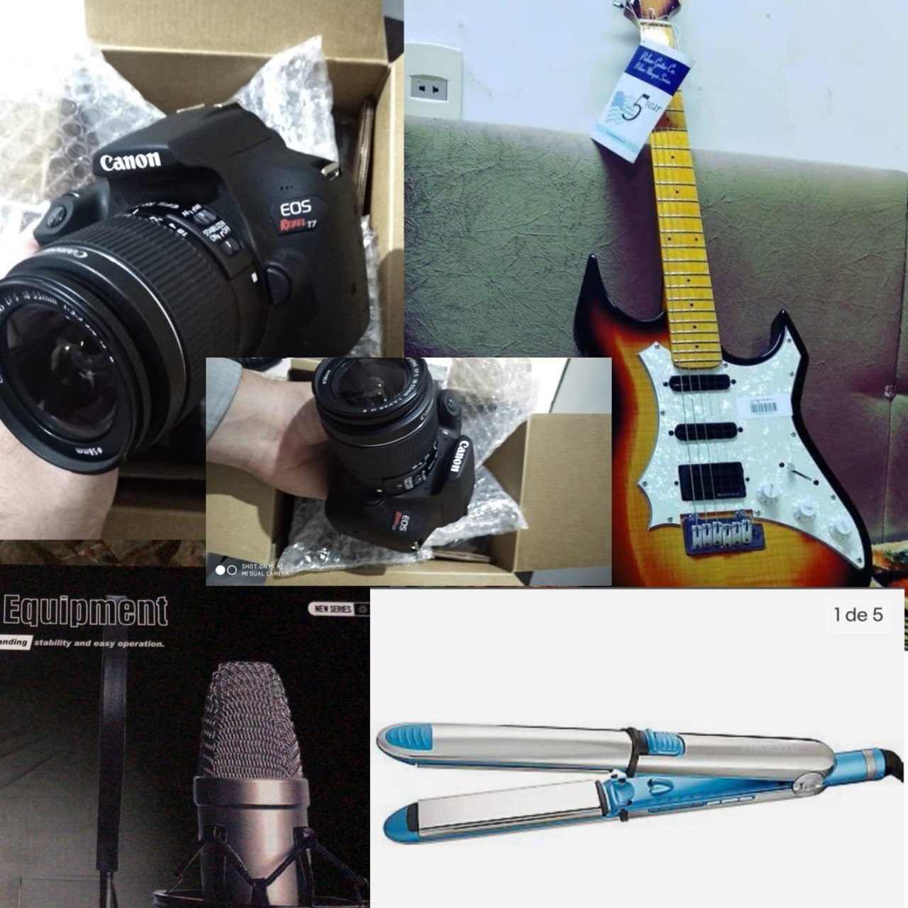 Delincuentes robaron equipos fotográficos y musicales